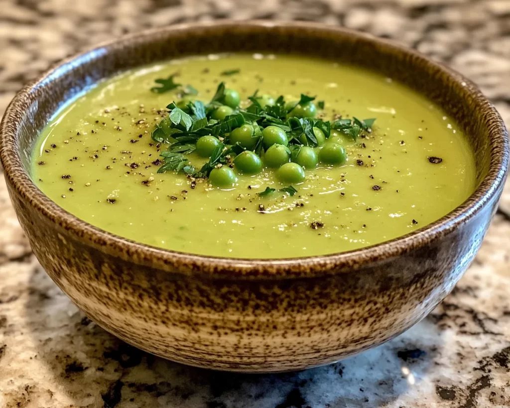 Spring Soup: Creamy Pea Soup (Spring Favorite)