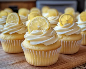 Spring Cupcakes: Lemon Cream Cupcakes