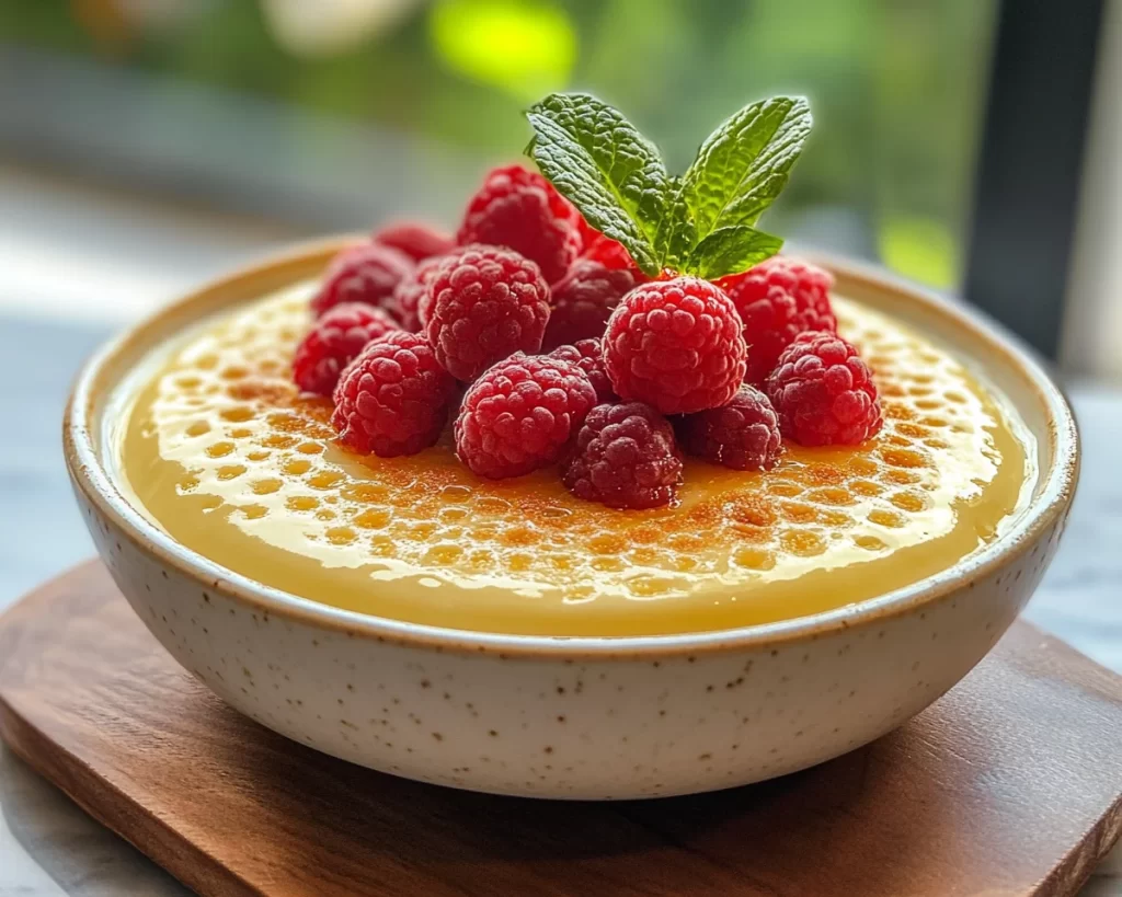 Mother’s Day Vanilla Custard Dessert