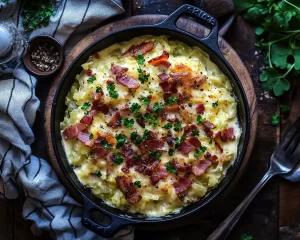 St Patrick’s Day Creamy Cabbage and Bacon