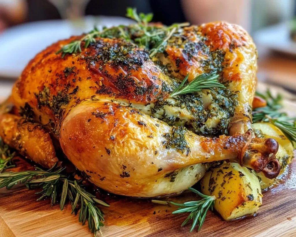 Mother’s Day Roasted Chicken with Herbs