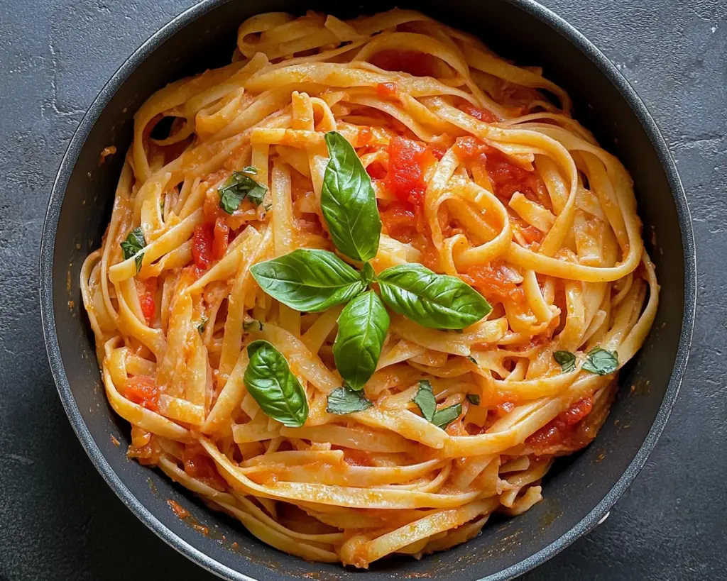 One-Pot Tomato Basil Pasta