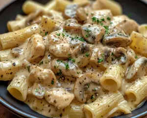 Creamy Mushroom Chicken Pasta
