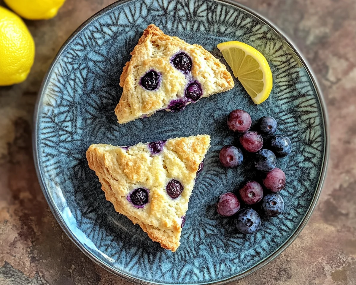 Spring Baking: Lemon Blueberry Scones in 30 Minutes