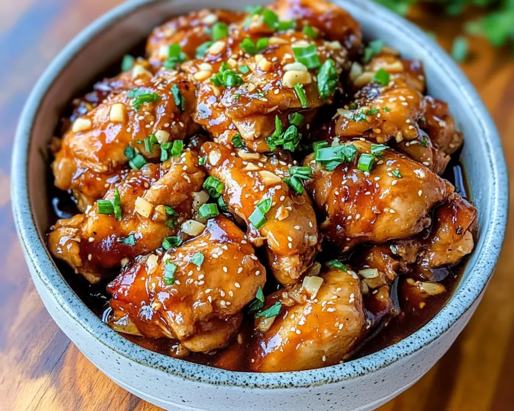 Gluten-Free Slow Cooker Honey Garlic Chicken
