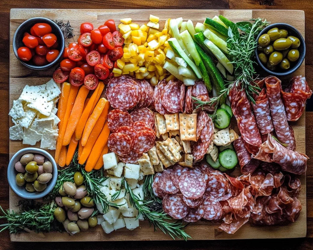 Spring Charcuterie Board Ideas with Fresh Veggies in 5 Steps