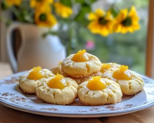 Spring Cookies: Lemon Thumbprint Cookies
