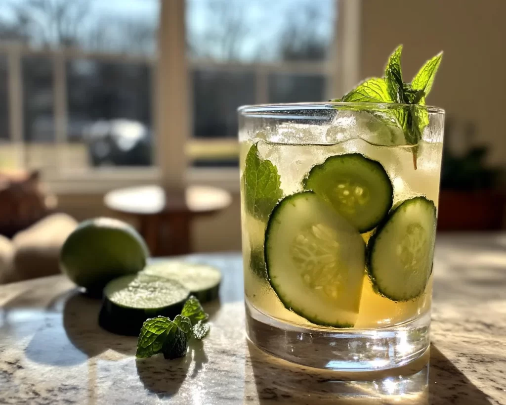 Spring Cocktails: Cucumber Mint Vodka Cooler in 10 Minutes