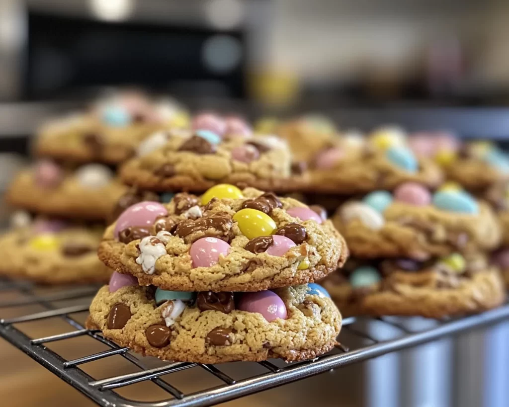 Spring Cookies: Cadbury Egg Cookies (Bakery Style)