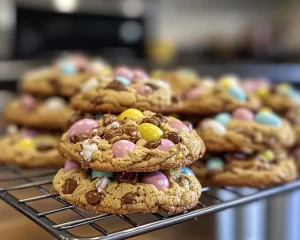 Spring Cookies: Cadbury Egg Cookies (Bakery Style)