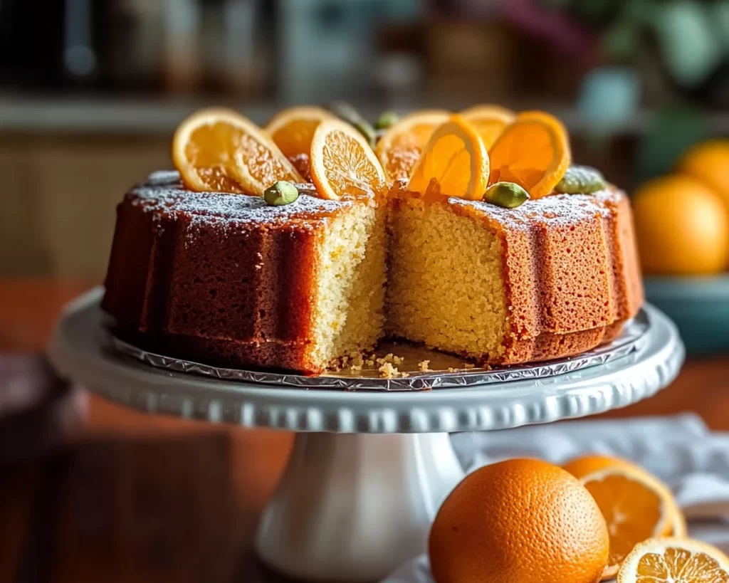 Orange Cardamom Cake
