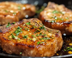 Easy Summer Dinners: One Pan Honey Garlic Pork Chops in 25 Minutes