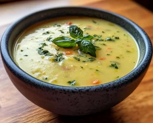 Spring Soup: Creamy Spring Veggie Soup