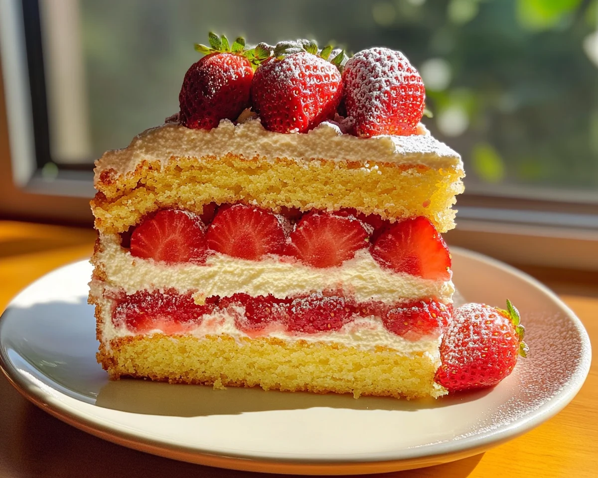 Spring Baking: Strawberry Cake in 5 Steps