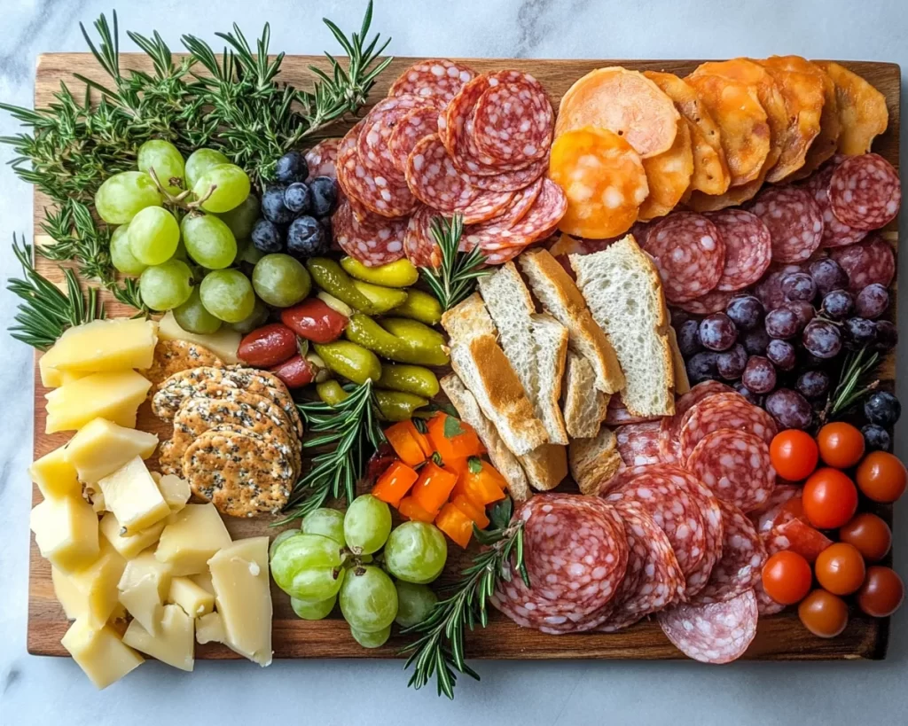 Spring Charcuterie Board Ideas with Mini Sandwich Bites in 5 Steps
