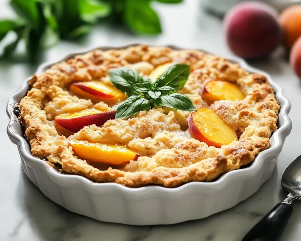 Spring Baking: Peach Cobbler in 5 Steps