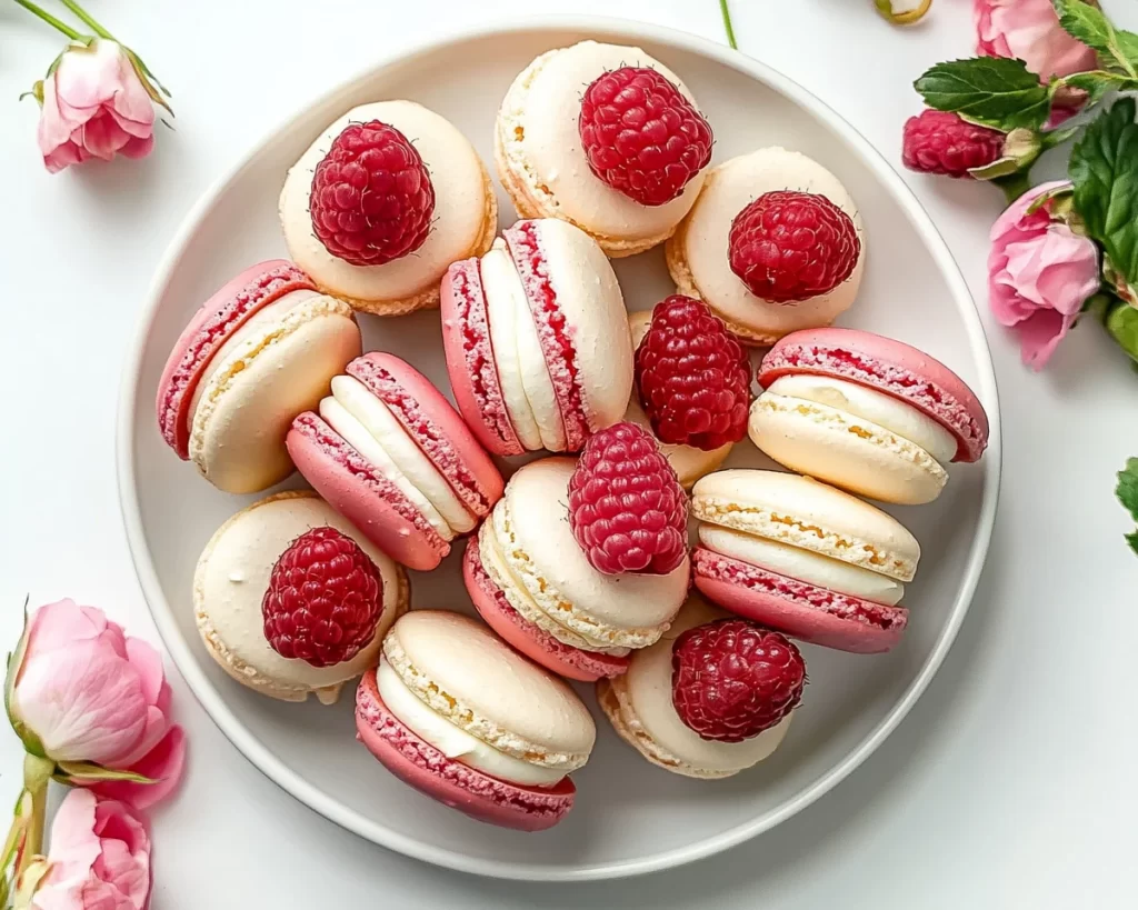 Spring Desserts: Raspberry Rose Macarons in 30 Minutes