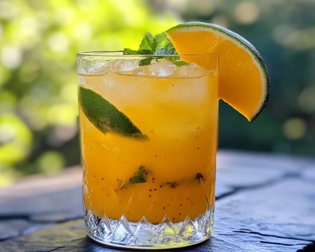 Spring Drinks: Mango Chili Lime Sparkling Water in 5 Minutes