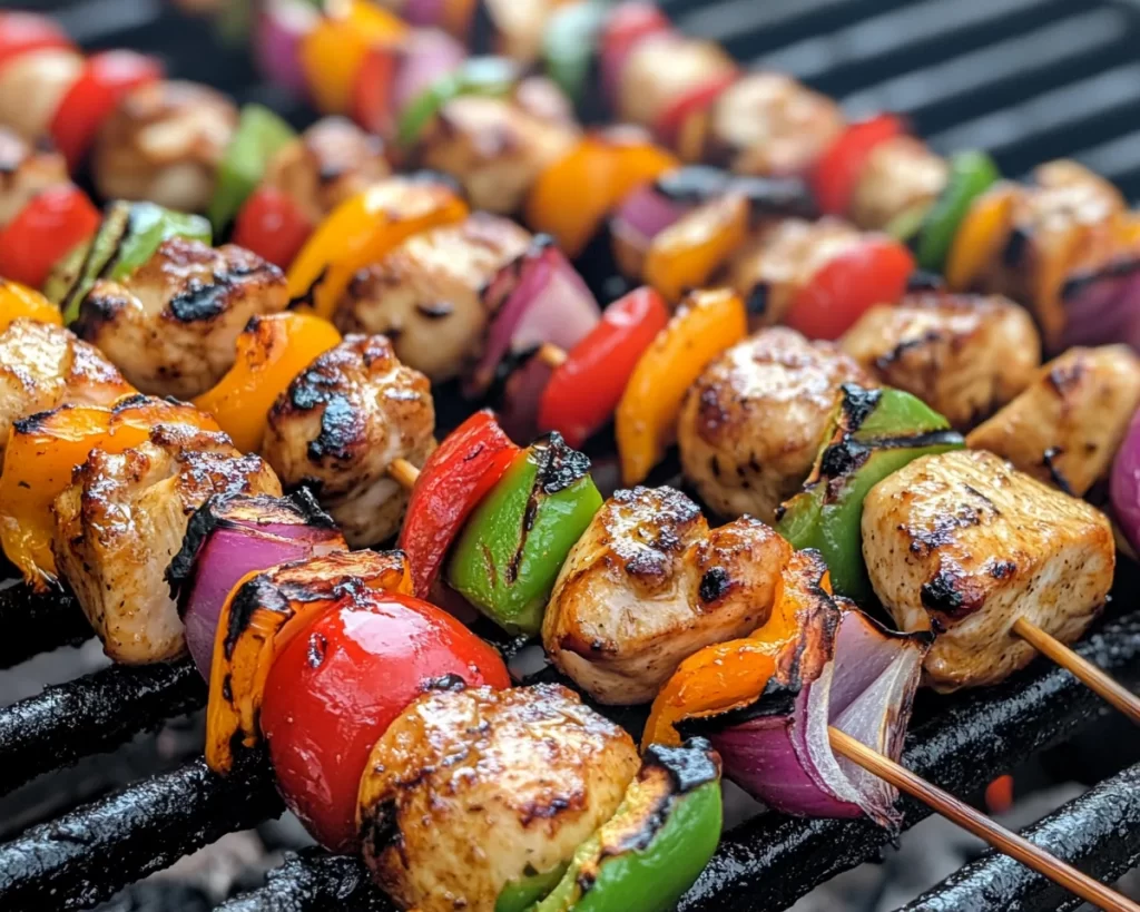 Summer Dinner Ideas: Grilled Chicken Kabobs in 20 Minutes