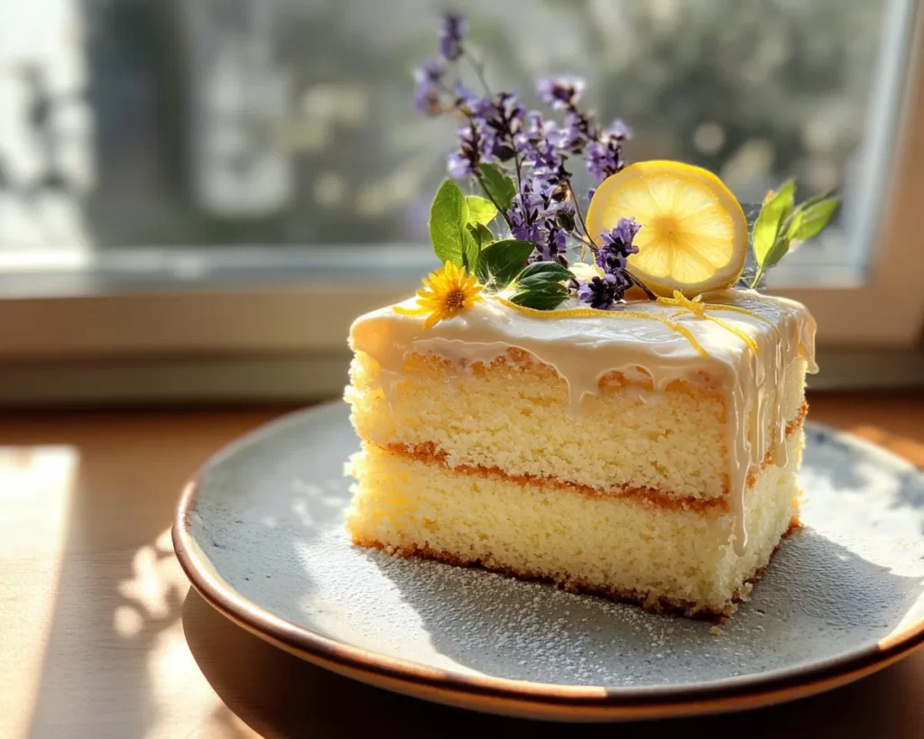 Spring Cake: Lemon Drizzle Layer Cake in 35 Minutes