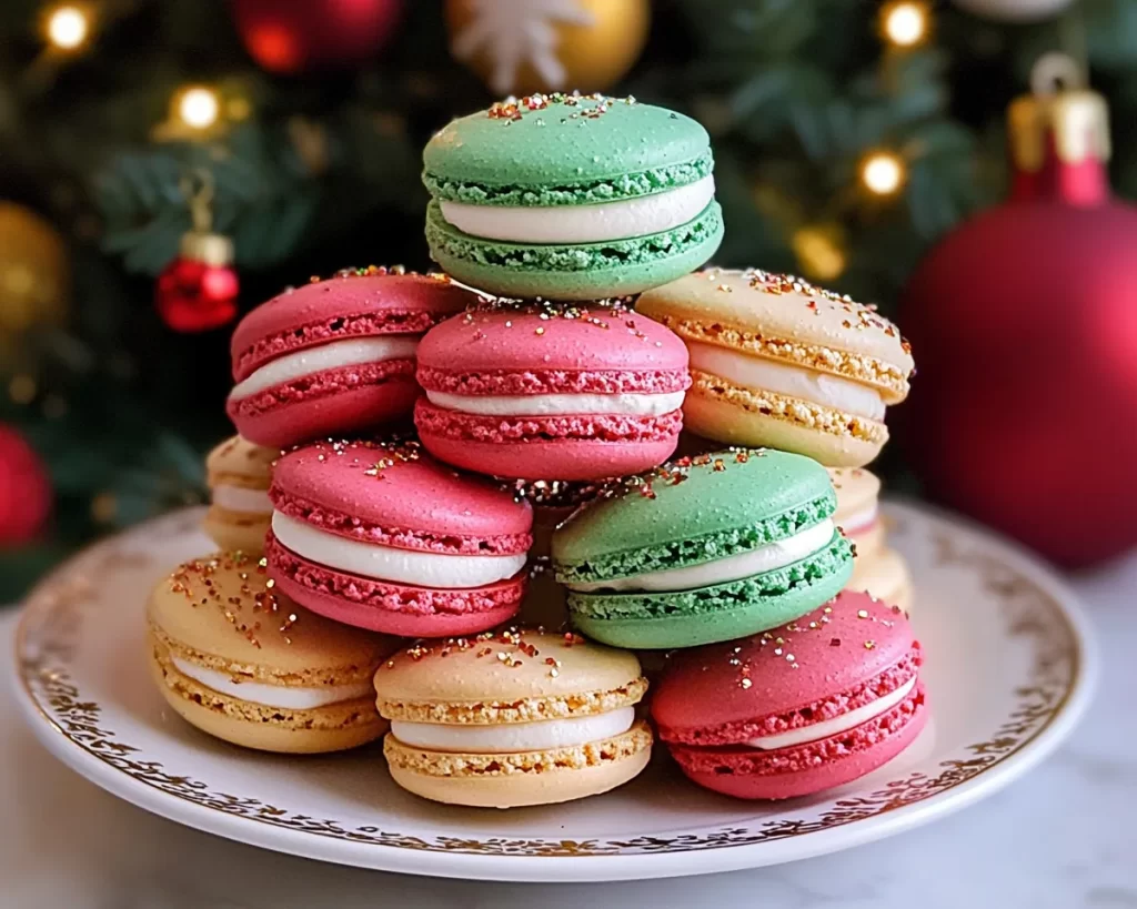 Christmas Macarons