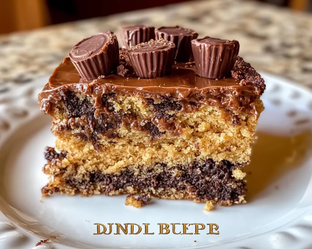 Peanut Butter Cup Dump Cake