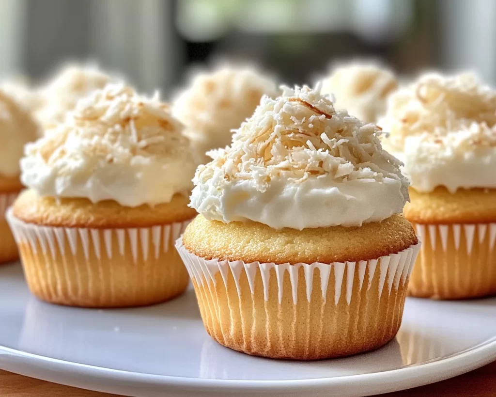 Spring Cupcakes: Lemon Coconut Cupcakes in 7 Steps