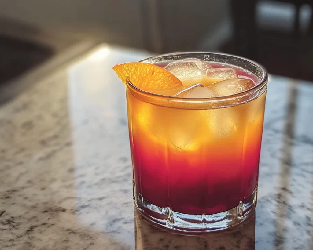 Spring Cocktails: Hibiscus Tequila Sunrise in 10 Minutes