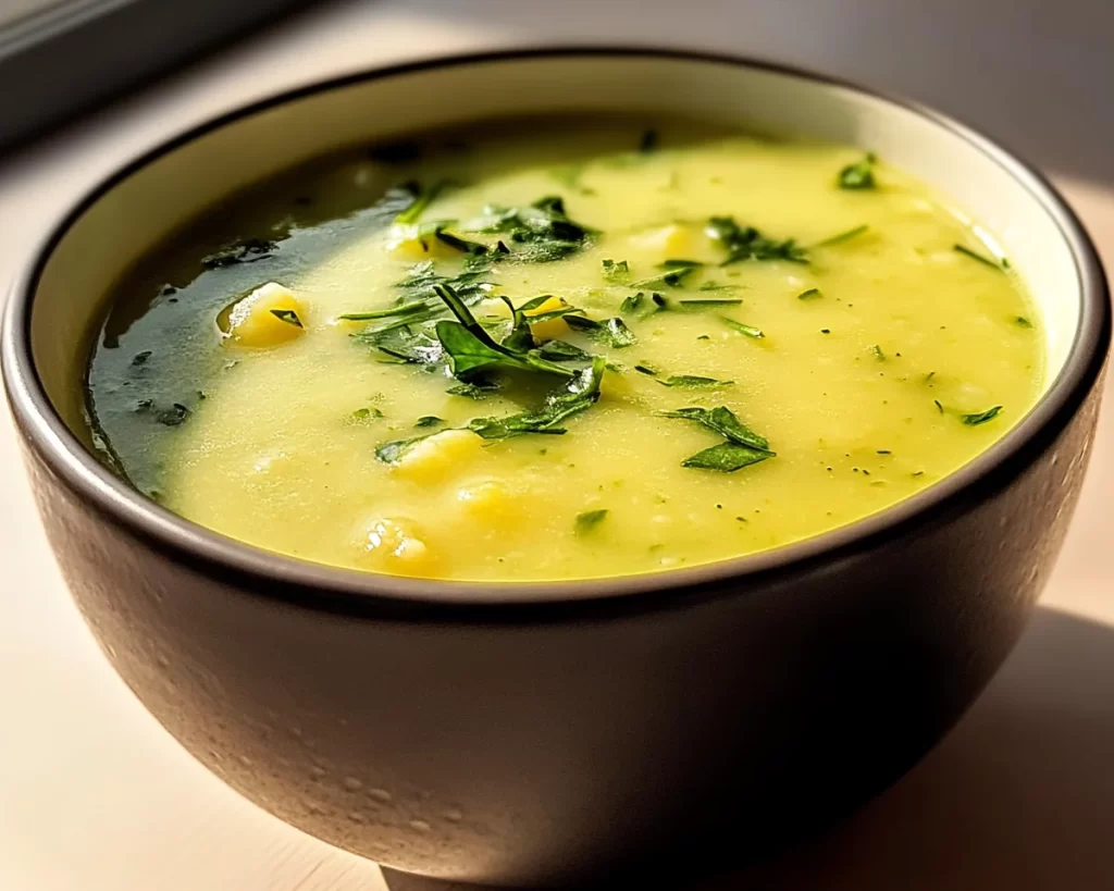 Spring Soup: Potato & Spinach Soup in 25 Minutes