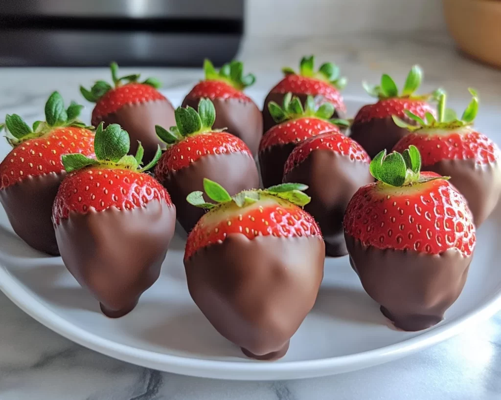 Spring Desserts: Chocolate Covered Strawberries in 10 Minutes