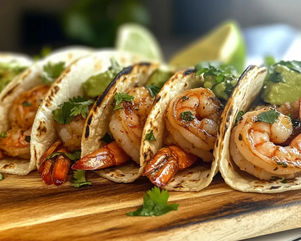 Summer Dinner Recipes: Garlic Shrimp Tacos