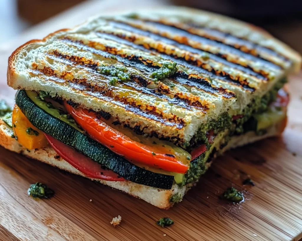 Summer Dinner Ideas: Grilled Veggie & Pesto Panini in 15 Minutes