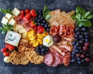 Spring Charcuterie Board Ideas with Mini Desserts in 5 Steps