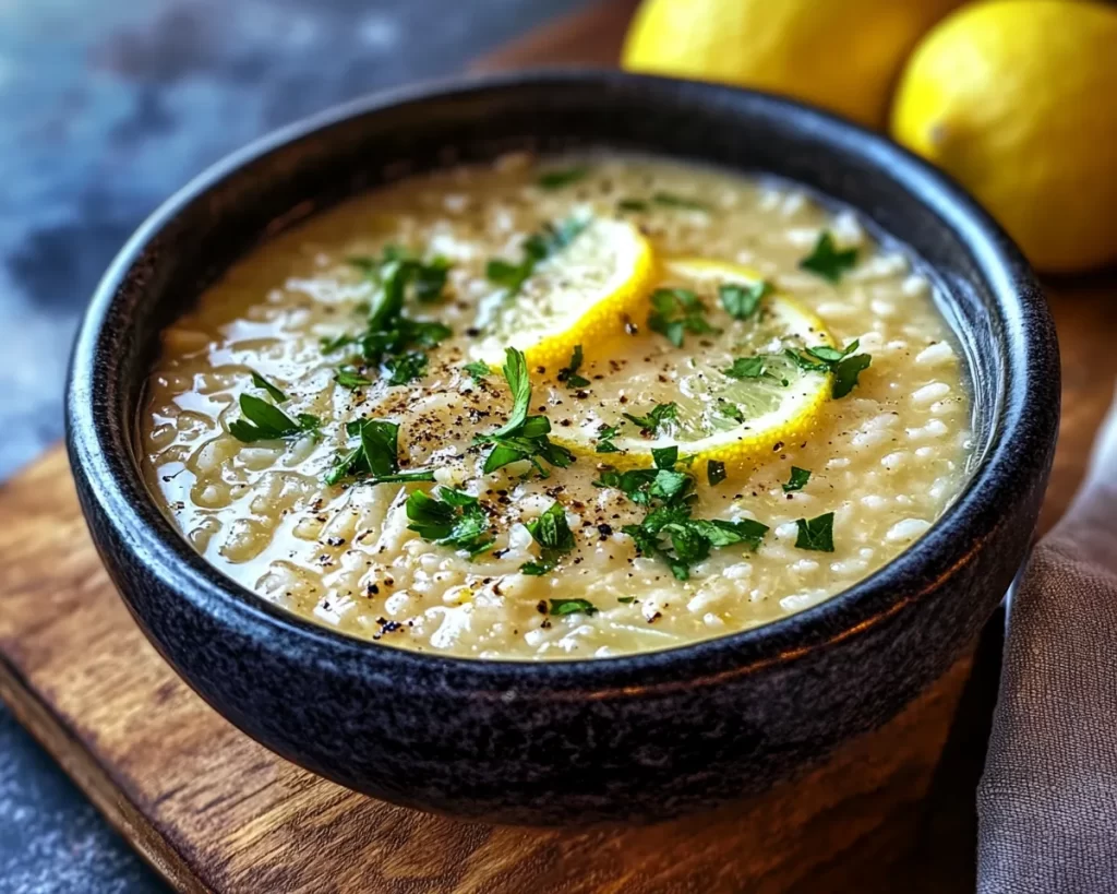 Spring Soup: Lemon Rice Soup in 20 Minutes