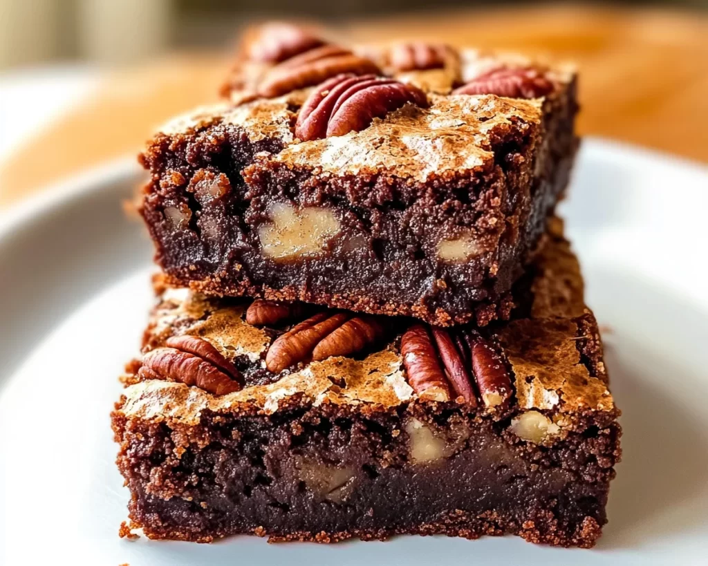 Buttery Pecan Pie Brownies