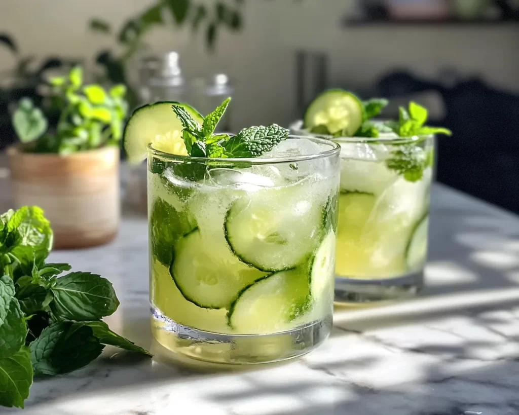 Spring Drinks: Cucumber Mint Lemonade in 10 Minutes