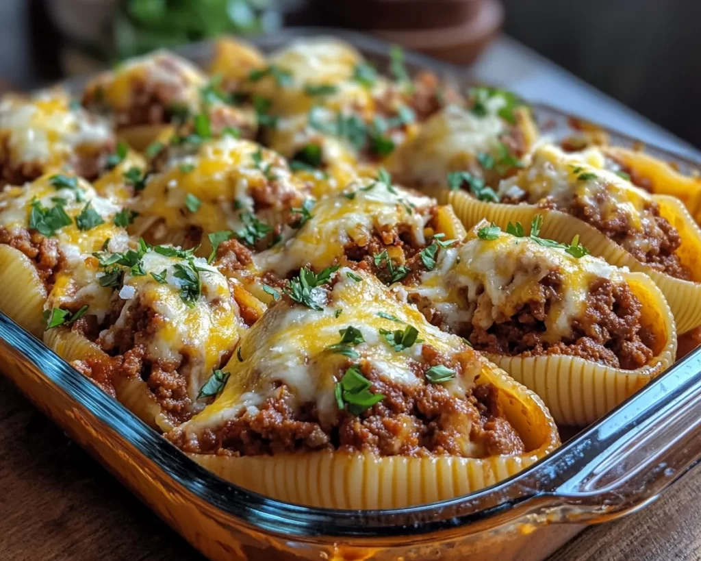 Easy Dinner Recipes for Family: Cheesy Taco Stuffed Shells in 30 Minutes
