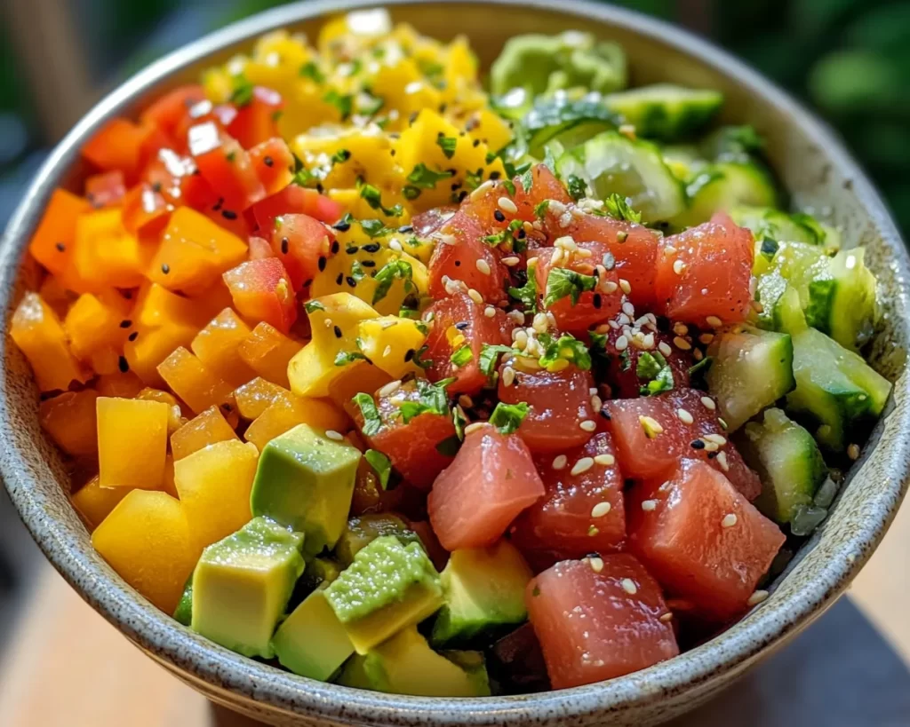 Summer Dinner Ideas: Spicy Tuna Poke Bowl in 15 Minutes