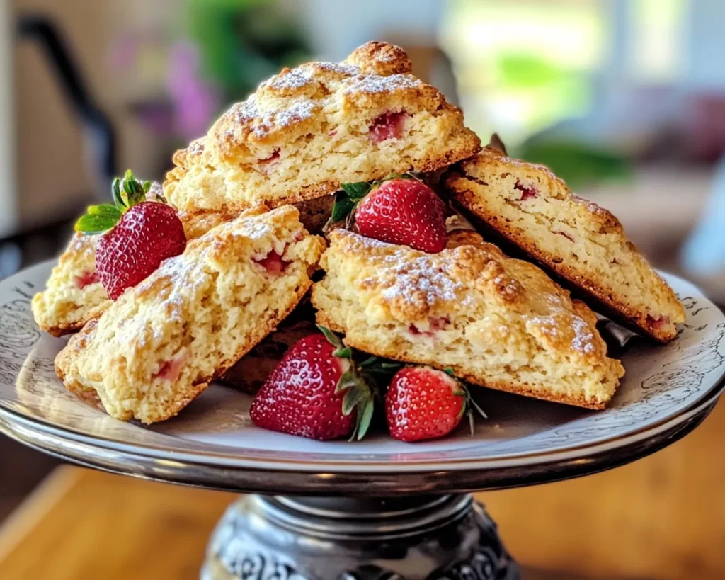 Spring Baking: Strawberry Scones in 5 Ingredients