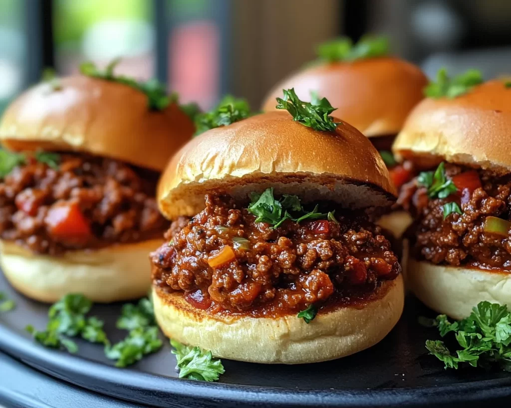 Easy Dinner Recipes for Family: Sloppy Joe Sliders in 15 Minutes