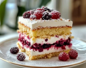 Spring Desserts: Coconut Berry Layer Cake in 7 Steps