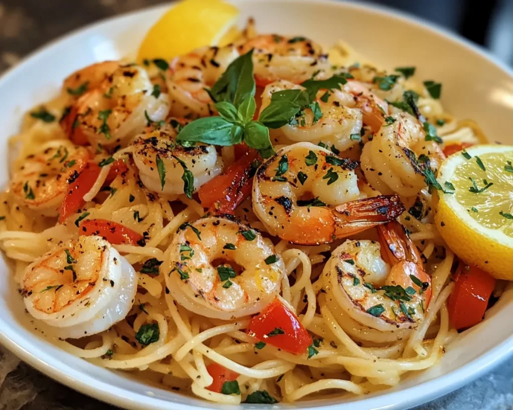 Summer Dinner Ideas: Grilled Lemon Shrimp Pasta in 20 Minutes
