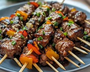 Summer Dinner Ideas: Teriyaki Beef Skewers in 20 Minutes