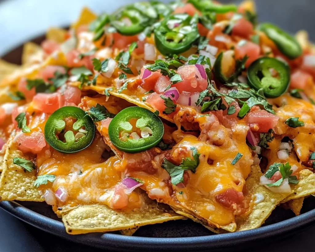 Baseball Snacks: Loaded Nachos With Jalapeño Cheese in 20 Minutes