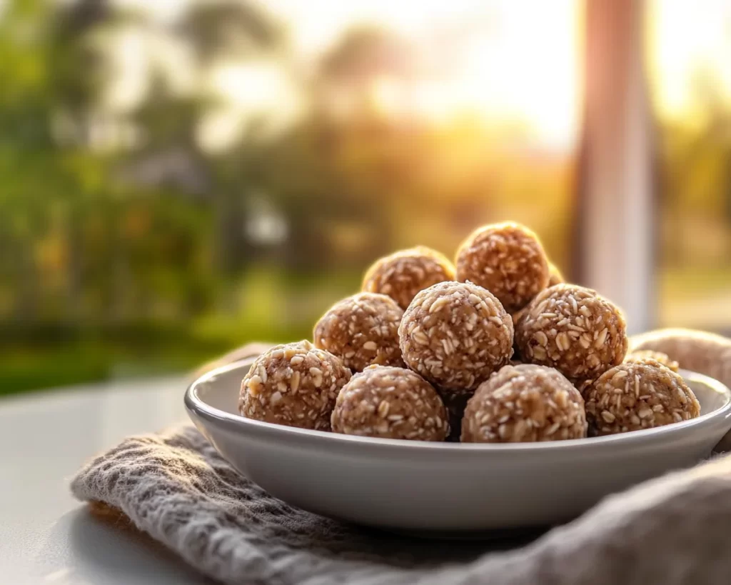 Healthy Munchies: Peanut Butter Energy Balls in 10 Minutes