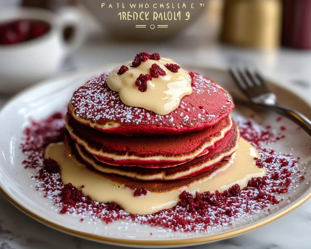 Red Velvet Pancakes