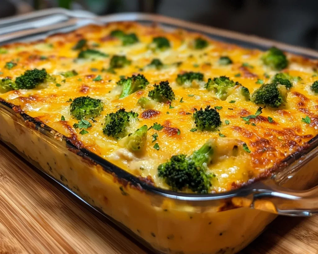 Easy Dinner Recipes for Family: Cheesy Chicken Broccoli Bake in 30 Minutes
