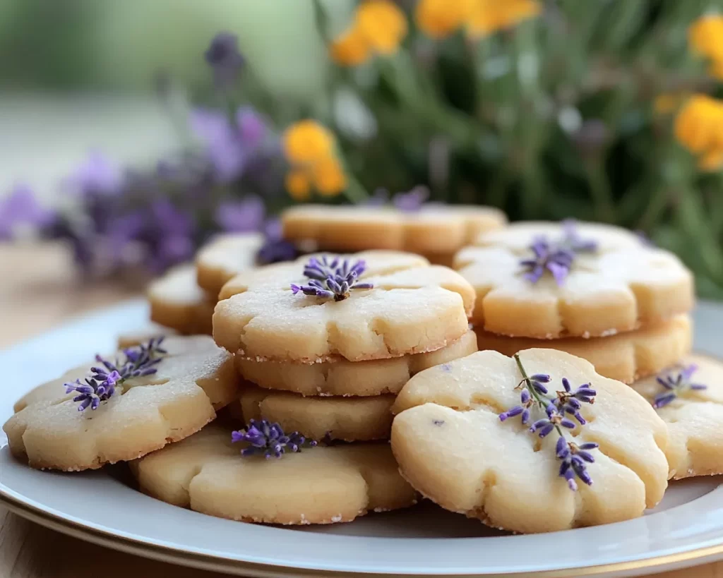 Spring Baking: Honey Lavender Shortbread Cookies in 25 Minutes