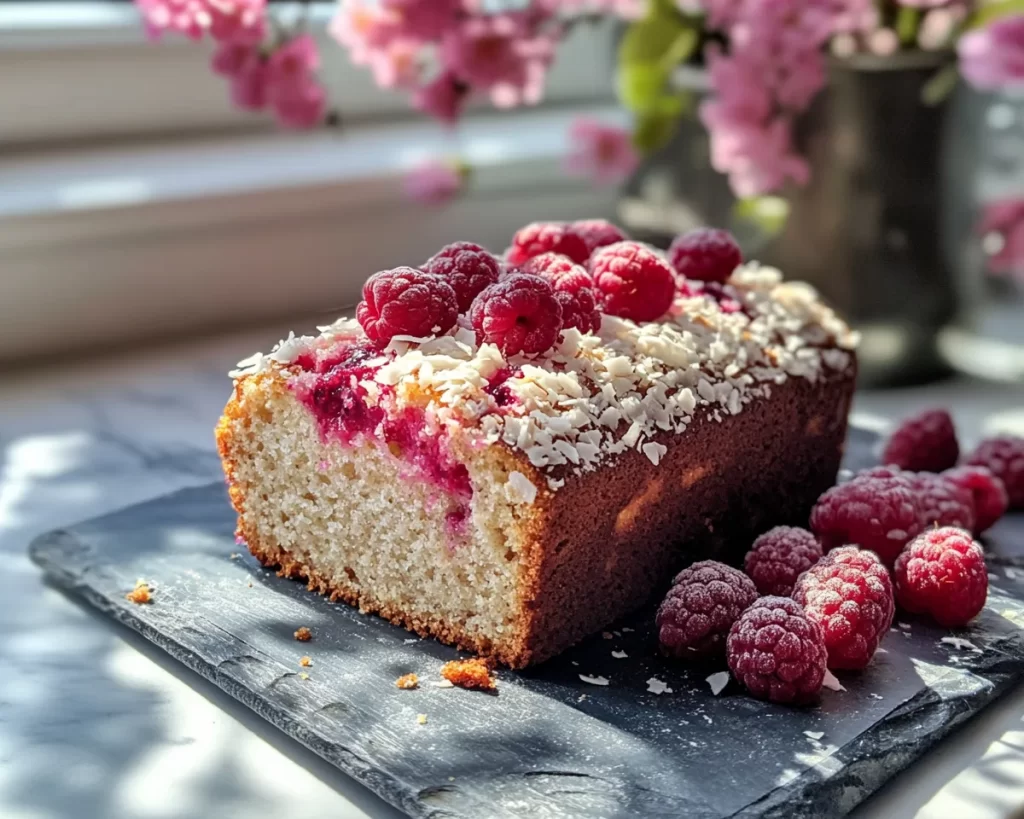 Spring Baking: Raspberry Coconut Bread in 5 Steps