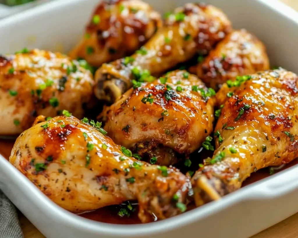 Easy Dinner Recipes for Family: Baked Honey Garlic Chicken Drumsticks in 30 Minutes